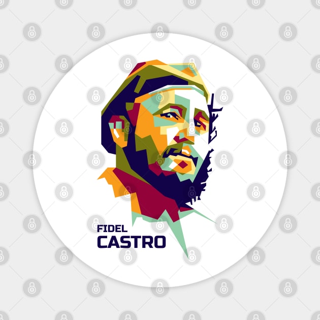 Fidel Castro in WPAP Magnet by smd90